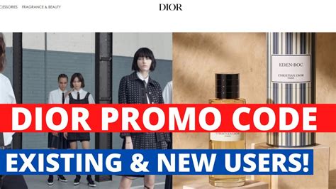 dior codes 2022|Dior promo code 2023.